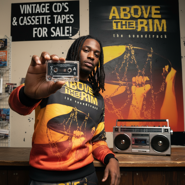 •ABOVE THE RIM ~ SOUNDTRACK• ~1994 OG PRESSING~ (CASSETTE TAPE) (1)