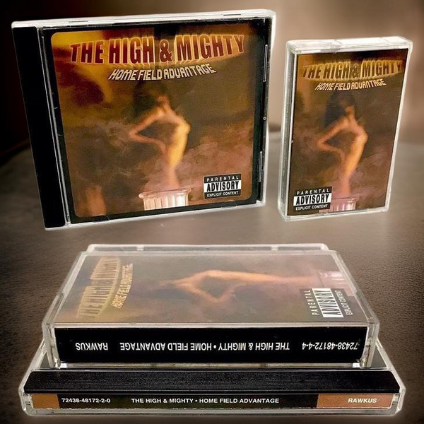 •THE HIGH & MIGHTY - HOME FIELD ADVANTAGE• (1999) (CASSETTE & CD AVAILABLE) (ORIGINAL PRESSINGS)