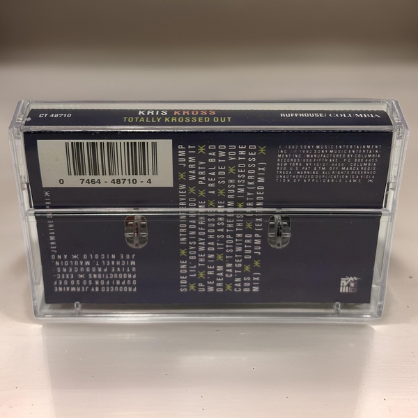 •KRIS KROSS ~ TOTALLY KROSSED OUT• ~1992 OG PRESSING~ (CASSETTE TAPE) (5)
