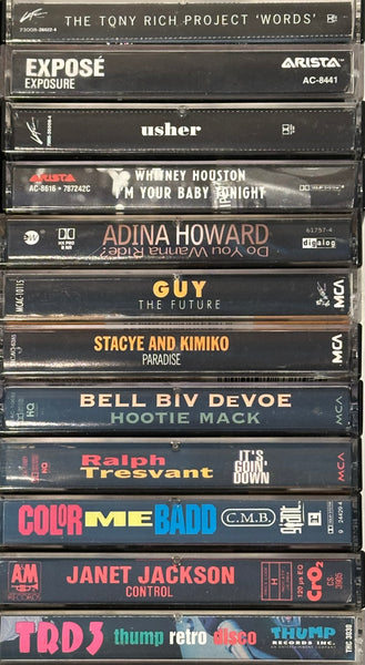 •R&B•ADULT CONTEMPORARY•FREESTYLE•SOUL• ~CASSETTE JOB LOT~ (33 TOTAL)