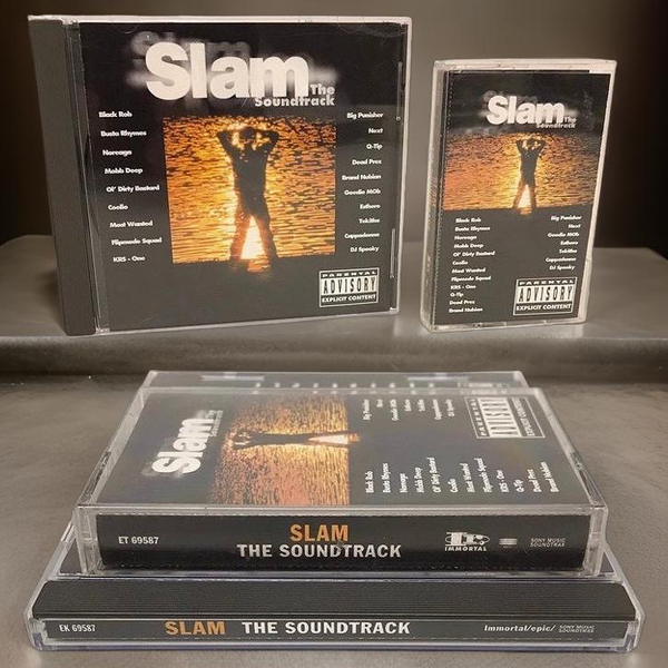 •SLAM - MUSIC FROM THE MOTION PICTURE SOUNDTRACK• (1998) (CASSETTE & CD AVAILABLE) (ORIGINAL PRESSINGS)