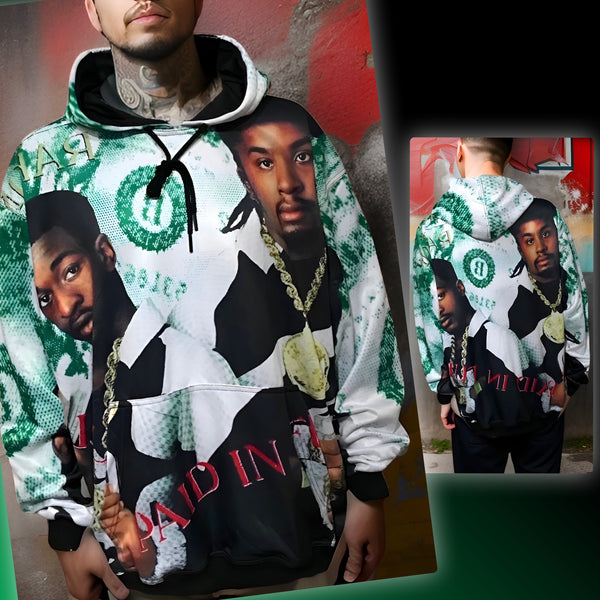 ^PAID IN FULL^ 1987 ALBUM COVER PULLOVER HOODIE (FLEECE LINED)