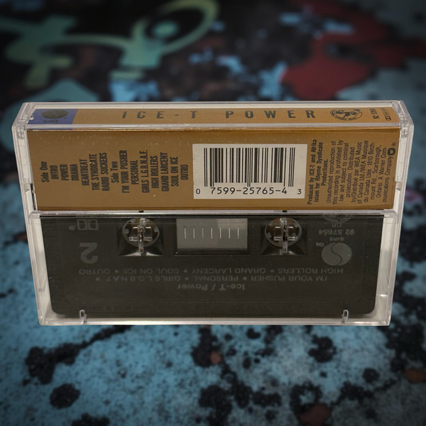 •ICE-T - POWER• ~1988 OG CANADIAN PRESSING~ (CASSETTE TAPE) (BLACK SHELL) (2)