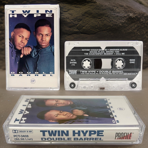 •TWIN HYPE ~ DOUBLE BARREL• (1991 OG PRESSING) (CASSETTE TAPE)