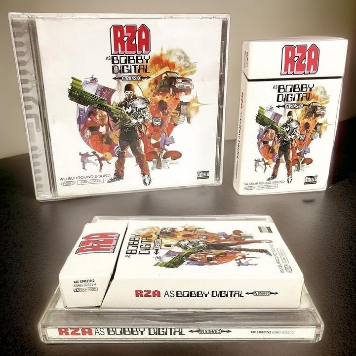 •RZA - AS BOBBY DIGITAL IN STEREO• (1998) (CASSETTE & CD AVAILABLE) (ORIGINAL PRESSINGS)