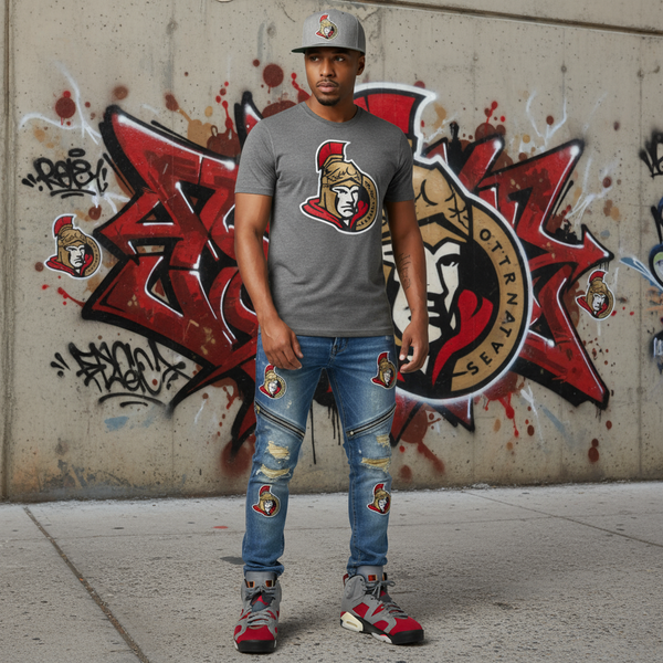 *Ottawa Senators* snapback hats by Mitchell & Ness