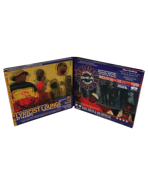 •LYRICIST LOUNGE - VOLUME ONE• ~1997 OG PRESSINGS~ (DOUBLE CD & DOUBLE CASSETTE TAPE)