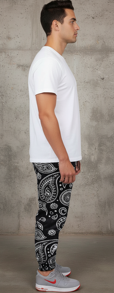 *23* CUSTOM MADE (5XL) CUT & SEW LUXURY JOGGER SWEATPANTS (EXCLUSIVE)