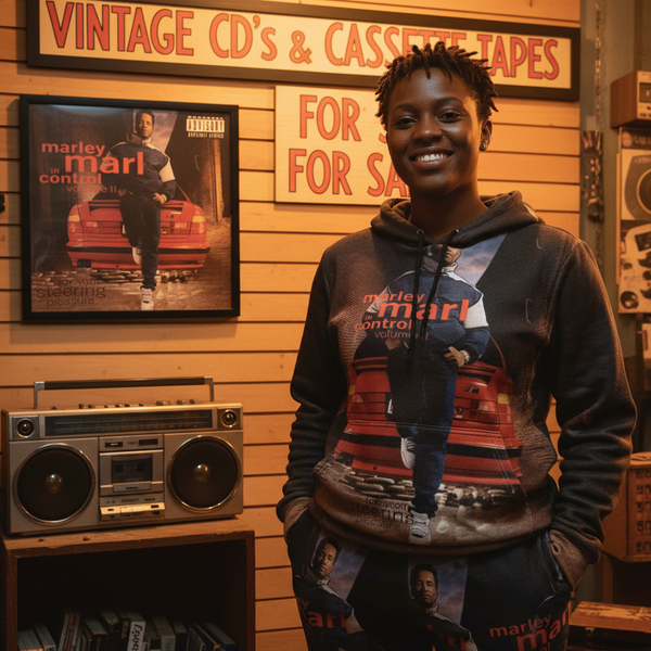 •MARLEY MARL - IN CONTROL VOL II - FOR YOUR STEERING PLEASURE• ~1991 OG PRESSINGS~ (CD & CASSETTE TAPE)