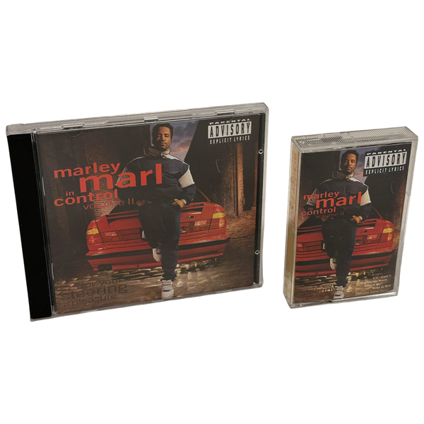 •MARLEY MARL - IN CONTROL VOL II - FOR YOUR STEERING PLEASURE• ~1991 OG PRESSINGS~ (CD & CASSETTE TAPE)