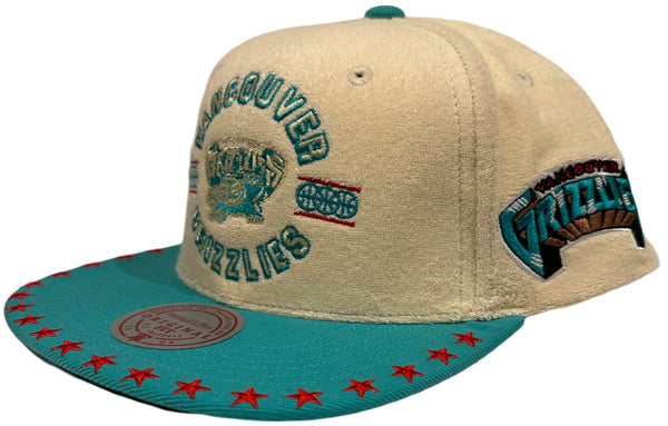 *Vancouver Grizzlies* snapback hats by Mitchell & Ness