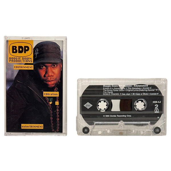•BOOGIE DOWN PRODUCTIONS - EDUTAINMENT• ~1990 OG PRESSINGS~ (CD & CASSETTE TAPE)