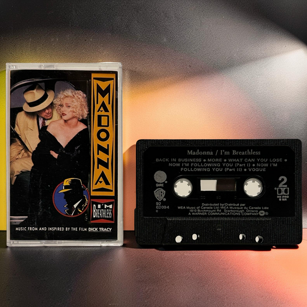 •MADONNA ~ I’M BREATHLESS• ~1990 OG CANADIAN PRESSINGS~ (CD & CASSETTE TAPE)