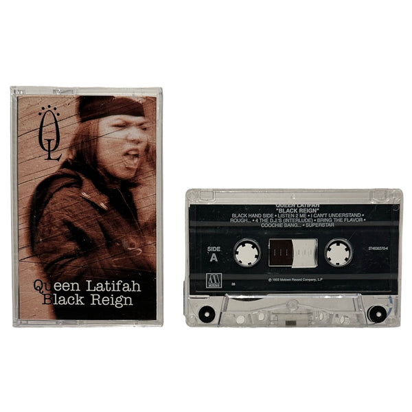 •QUEEN LATIFAH - BLACK REIGN• ~1993 OG PRESSINGS~ (CD & CASSETTE TAPE)