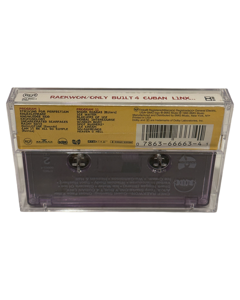 •RAEKWON - ONLY BUILT 4 CUBAN LINX…• ~1995 OG PRESSING~ (PURPLE CASSETTE TAPE)
