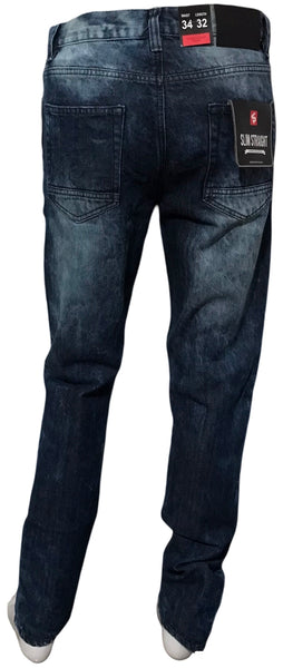 ^SOUTHPOLE^ (DARK SAND BLUE) RIPPED DENIM FOFR MEN (34'' x 32'')