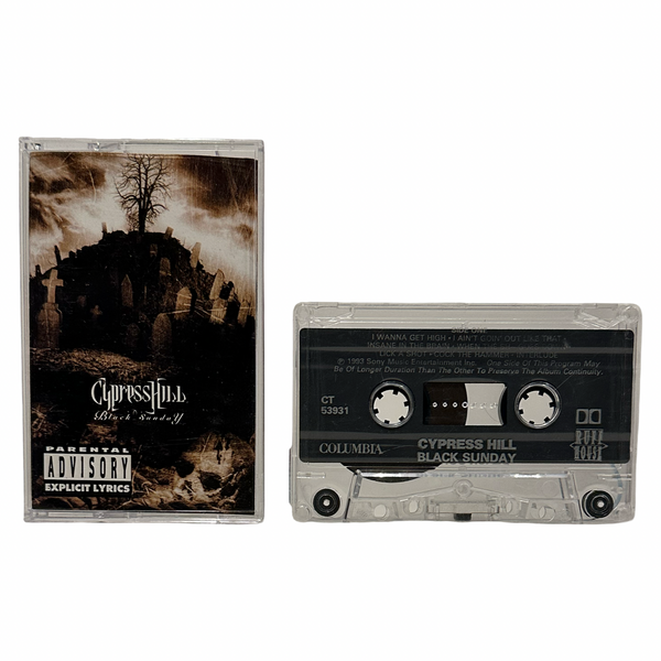 •CYPRESS HILL - BLACK SUNDAY• ~1993 OG CANADIAN PRESSING~ (CASSETTE TAPE)