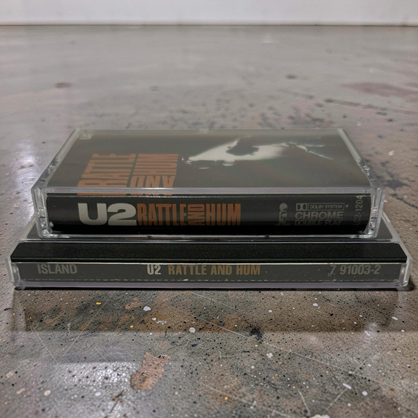 •U2 ~ RATTLE & HUM• ~1988 OG CANADIAN PRESSINGS~ (CD & CASSETTE TAPE)