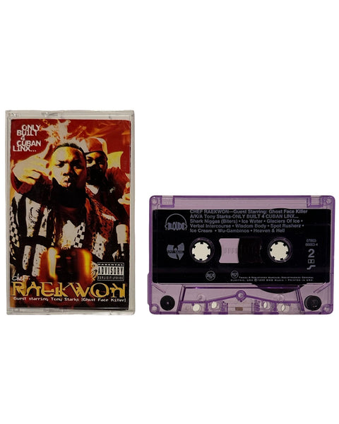 •RAEKWON - ONLY BUILT 4 CUBAN LINX…• ~1995 OG PRESSING~ (PURPLE CASSETTE TAPE)