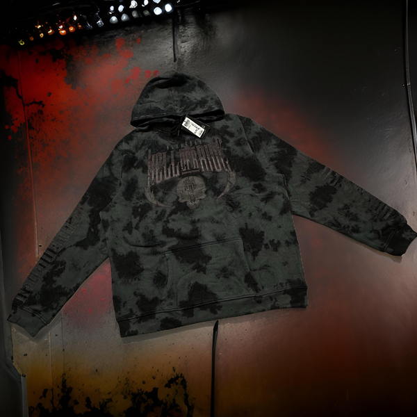 *HEADRUSH* (Black Camo Wash) ~Hell Of A Ride~ Pullover Hoodies