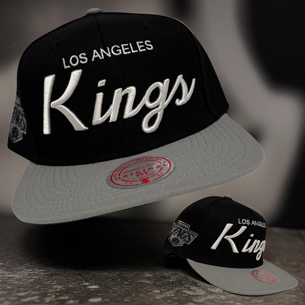 *Los Angeles Kings* snapback hats by  Mitchell & Ness