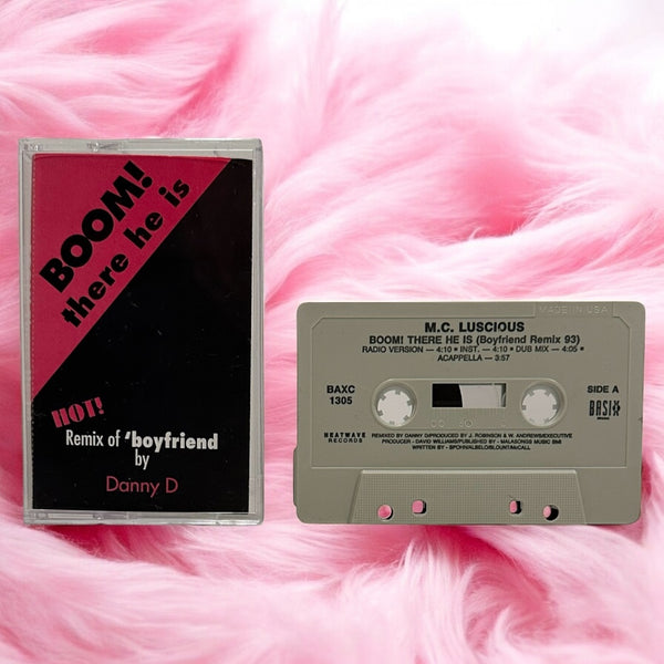 •LUSCIOUS - BOOM! THERE HE IS!• ~1993 OG MAXI-SINGLE~ (CASSETTE TAPE)