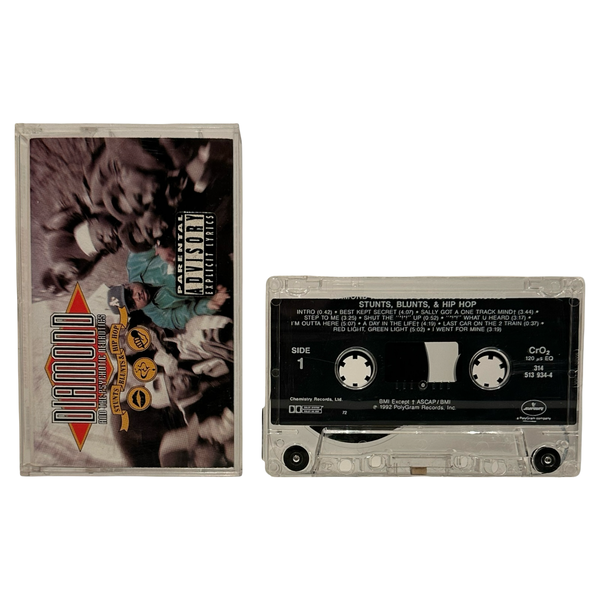 •DIAMOND AND THE PSYCHOTIC NEUROTICS - STUNTS, BLUNTS, & HIP HOP• ~1992 OG PRESSINGS~ (CD & CASSETTE TAPE)