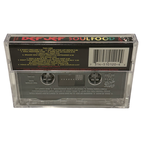 •DEF JEF - SOUL FOOD• ~1991 OG PRESSINGS~ (CD & CASSETTE TAPE)