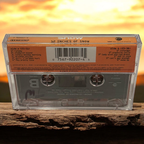•SNOW - 12 INCHES OF SNOW• ~1993 OG PRESSING~ (CASSETTE TAPE)