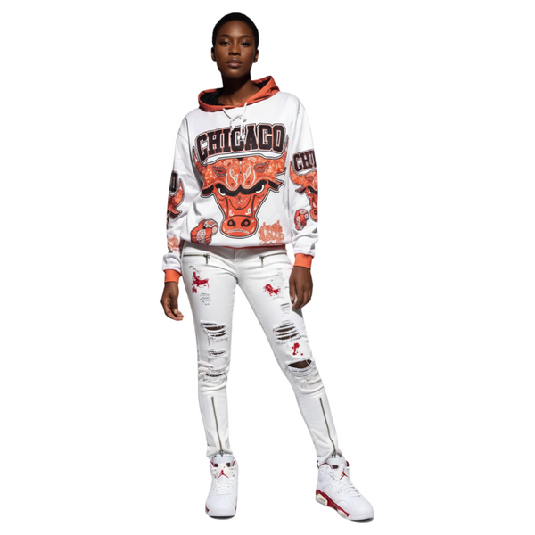*CHICAGO* ~WINDY CITY~ PULLOVER HOODIES (FLEECY LINED)