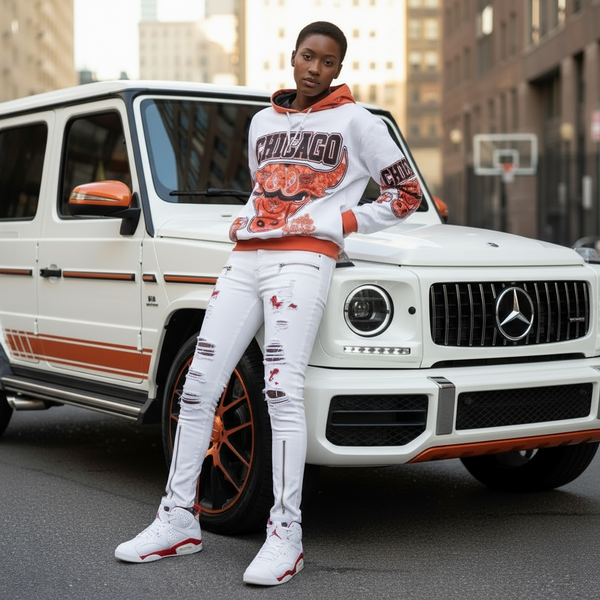 *CHICAGO* ~WINDY CITY~ PULLOVER HOODIES (FLEECY LINED)