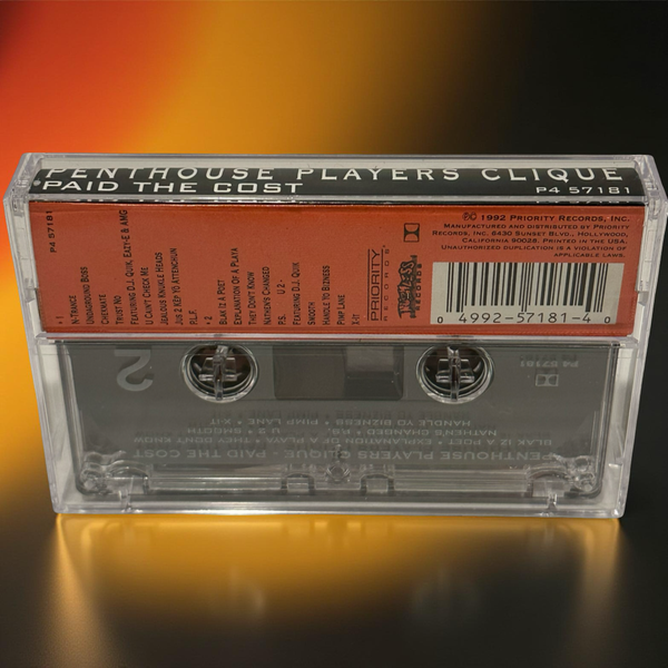 •PENTHOUSES PLAYERS CLIQUE - PAID THE COST• ~1992 OG PRESSING~ (CASSETTE TAPE)