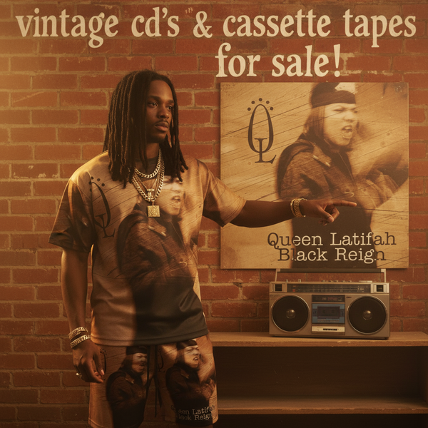 •QUEEN LATIFAH - BLACK REIGN• ~1993 OG PRESSINGS~ (CD & CASSETTE TAPE)