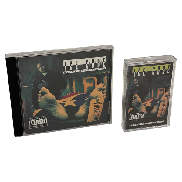 •ICE CUBE - DEATH CERTIFICATE• ~1991 OG PRESSINGS~ (CD & CASSETTE TAPE)