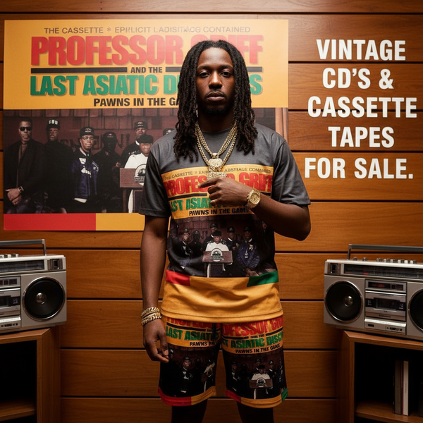 •PROFESSOR GRIFF AND THE LAST ASIATIC DISCIPLES - PAWNS IN THE GAME• ~1990 OG PRESSING~ (CASSETTE TAPE)