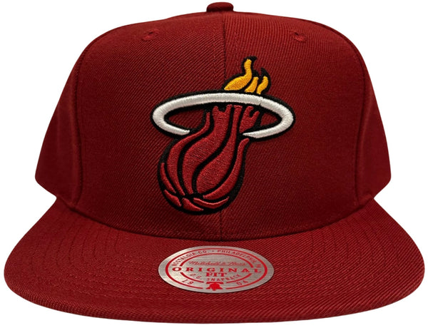 *Miami Heat* snapback hats by Mitchell & Ness