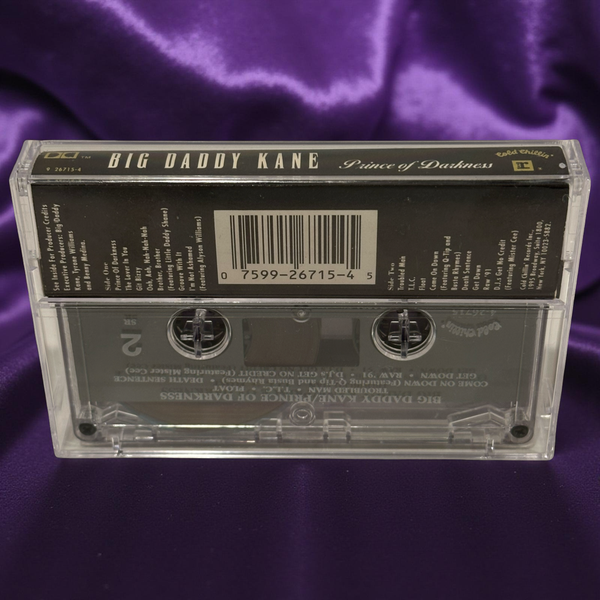 •BIG DADDY KANE - PRINCE OF DARKNESS• ~1991 OG PRESSING~ (CASSETTE TAPE)