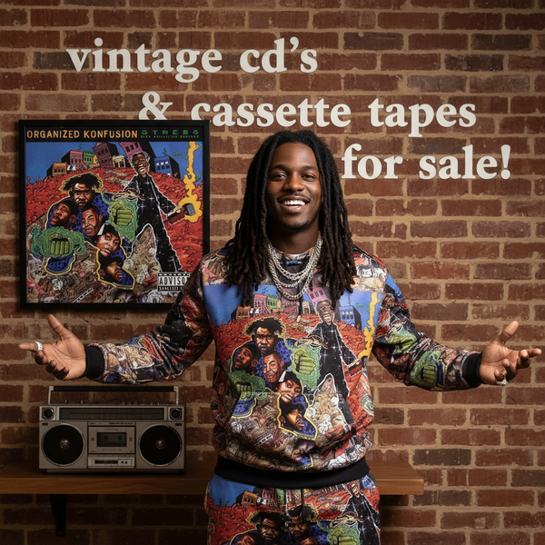 •ORGANIZED KONFUSION - STRESS: THE EXTINCTION AGENDA• ~1994 OG PRESSINGS~ (CD & CASSETTE TAPE)