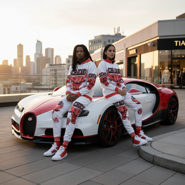 *CHICAGO* ~WINDY CITY~ JOGGER SWEATSUITS (FLEECY SOFT LINED)