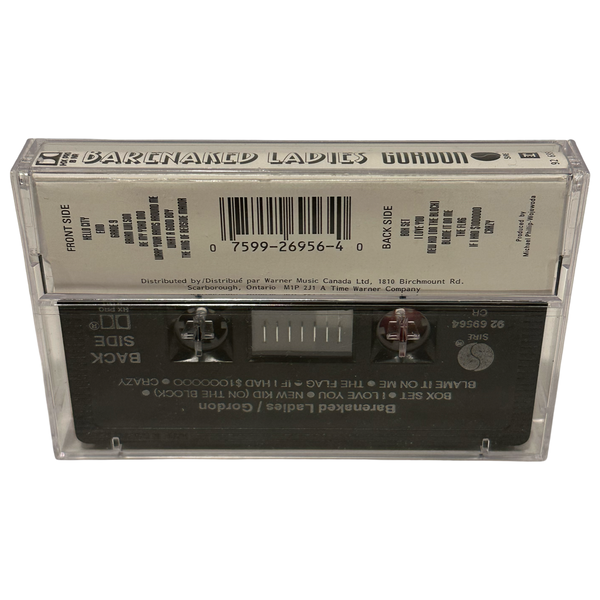•BARENAKED LADIES - GORDON• ~1992 OG CANADIAN PRESSING~ (CASSETTE TAPE) (BLACK SHELL)