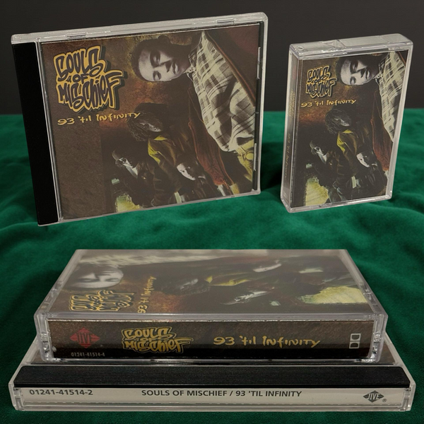 •SOULS OF MISCHIEF - 93 ‘TILL INFINITY• ~1993 OG PRESSINGS~ (CD & CASSETTE TAPE)