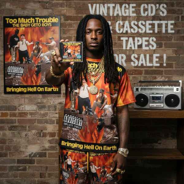 •TOO MUCH TROUBLE - BRINGING HELL ON EARTH• ~1992 OG PRESSINGS~ (CD & CASSETTE TAPE)