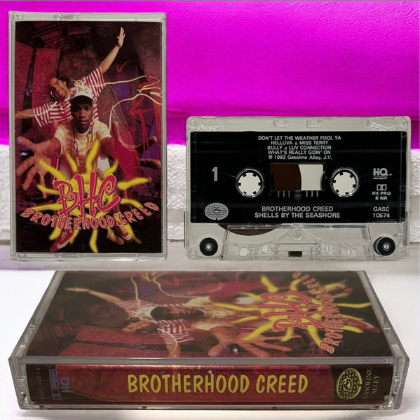 •BROTHERHOOD CREED - SHELLS BY THE SEASHORE• ~1992 OG PRESSING~ (CASSETTE TAPE)