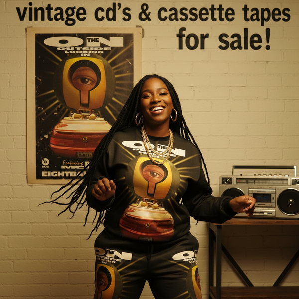 •EIGHTBALL & MJG - ON THE OUTSIDE LOOKING IN• ~1994 OG PRESSING~ (CASSETTE TAPE)