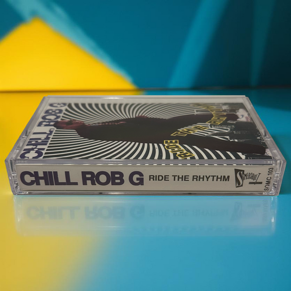 •CHILL ROB G ~ RIDE THE RHYTHM• ~1990 OG CANADIAN RE-PRESSING~ (CASSETTE TAPE) (1)