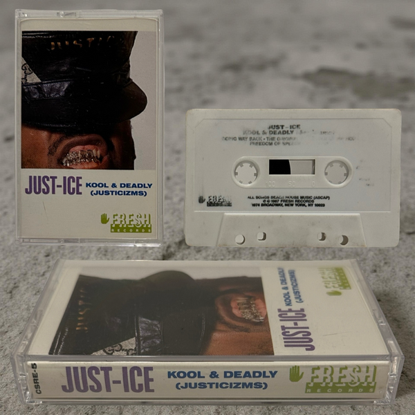 •JUST-ICE - KOOL & DEADLY (LUSTICIZMS)• ~1997 OG PRESSING~ (CASSETTE TAPE)