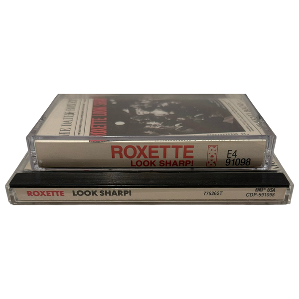 •ROXETTE - LOOK SHARP!• ~1988 OG CANADIAN PRESSINGS~ (CD & CASSETTE TAPE)