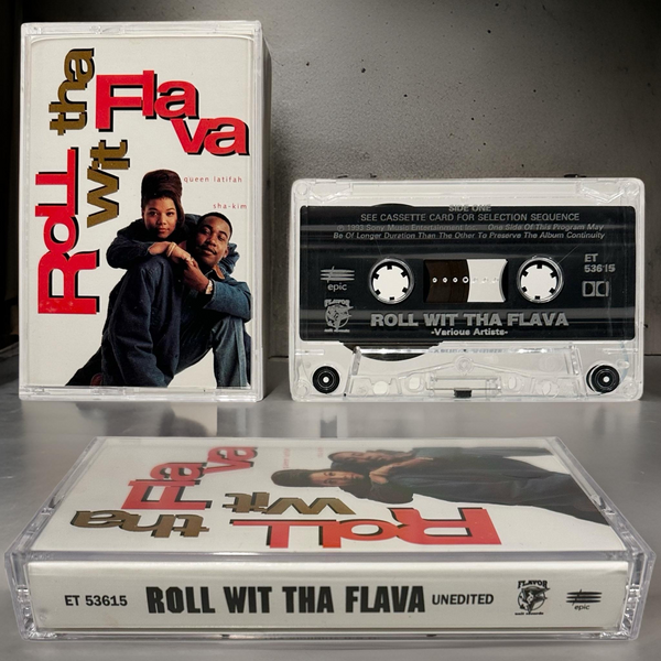 •ROLL WIT THA FLAVA - COMPILATION• ~1993 OG UNEDITED PRESS~ (CASSETTE TAPE) (1)