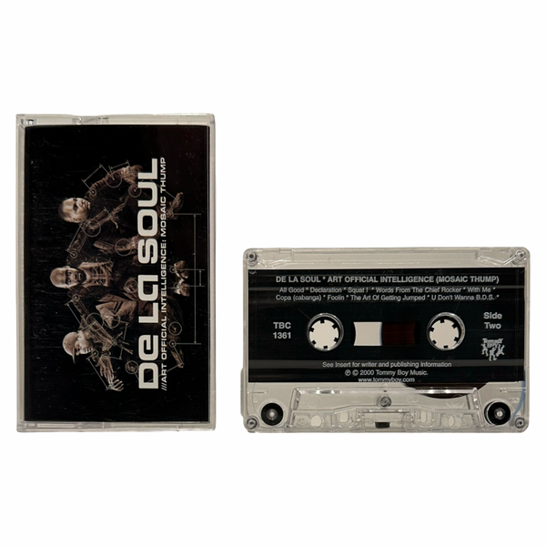 •DE LA SOUL - ART OFFICIAL INTELLIGENCE ///:MOSAIC THUMP• ~2000 OG PRESSING~ (CASSETTE TAPE)