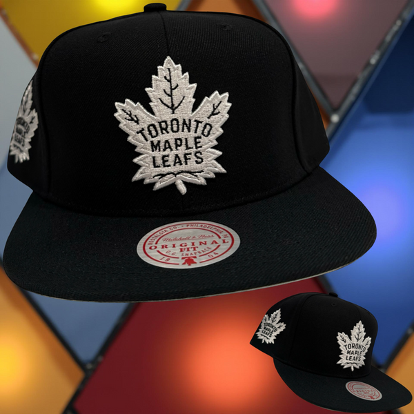 *Toronto Maple Leafs* snapback hats by Mitchell & Ness